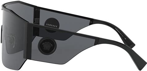 versace ve 2220 100987|Versace™ VE2220 100987 41 Black Sunglasses .